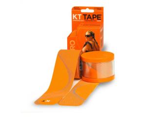 KT TAPE PRO Neon Precut (předsekaná) - 4,9 m - oranžová
