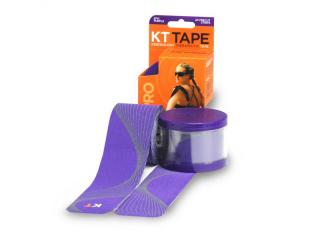 KT TAPE PRO Neon Precut (předsekaná) - 4,9 m - fialová