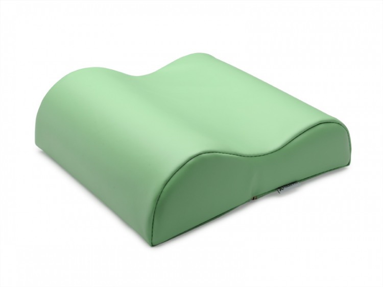 Půlválec 60x15x10 cm Krční polštář zelený